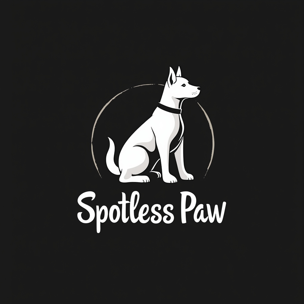 Spotless Paw Pet Grooming Logo